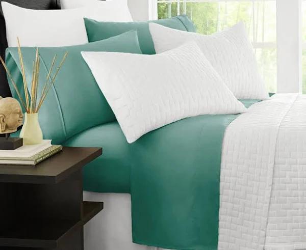 Ramesses Original 2000TC Antibacterial Bamboo Sheet Set (King Single, Teal)