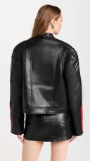 Lioness Top Model Faux Leather Biker Jacket | Black | Size L | Shopbop