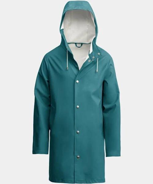 Stockholm Lightweight Raincoat Petrol Blue