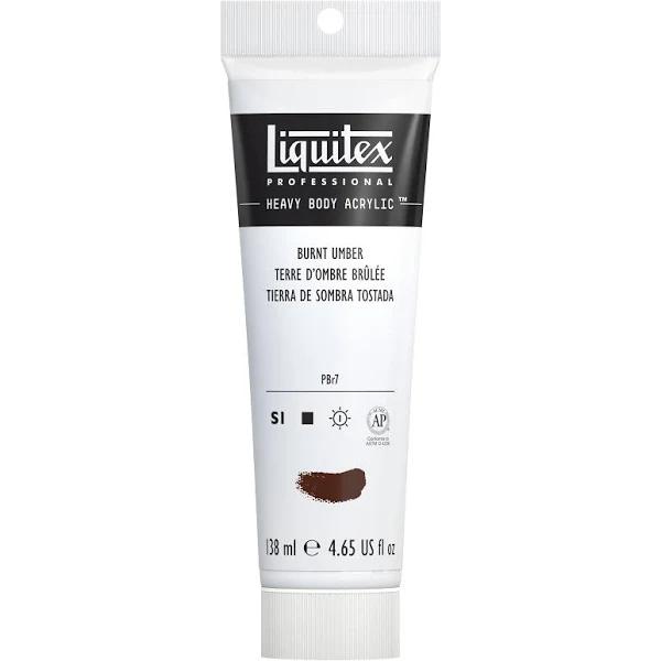 Liquitex Professional Heavy Bodied Acrylic 138Ml - Burnt Umber S1 128