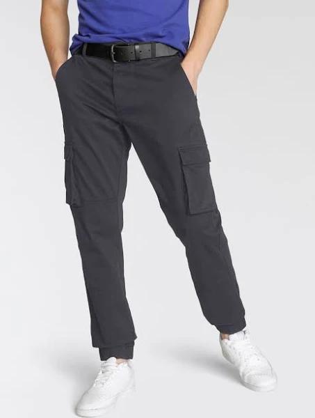 Only & Sons - Cam Stage Cargo Cuff Grey Pinstripe - Pants