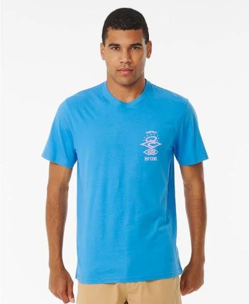 Rip Curl Search Icon Short Sleeve Tee - Cobalt | T Shirts