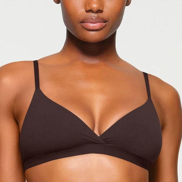 SKIMS Crossover Bralette | Espresso | Deep Neutral | Fits Everybody | M | Medium | Women's