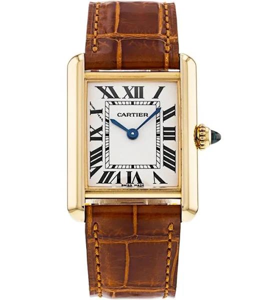 Original Cartier Tank Louis 18Kt Yellow Gold Ladies Watch W1529856