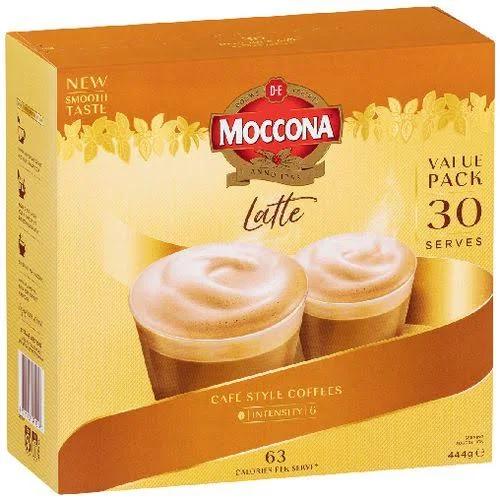 Moccona Latte Sachets 30 Pack