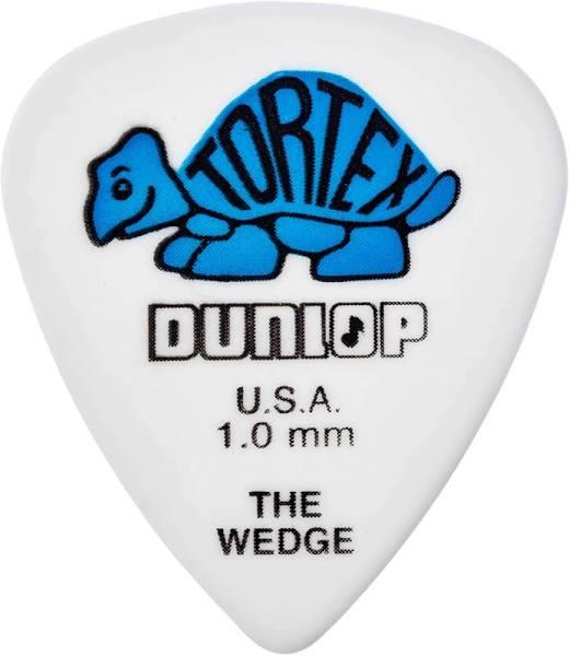 Dunlop 424P10 1.0mm Tortex Wedge Guitar Picks, 12-Pack