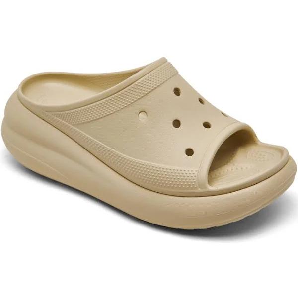 Crocs Crush Slide; Bone, W8/M6