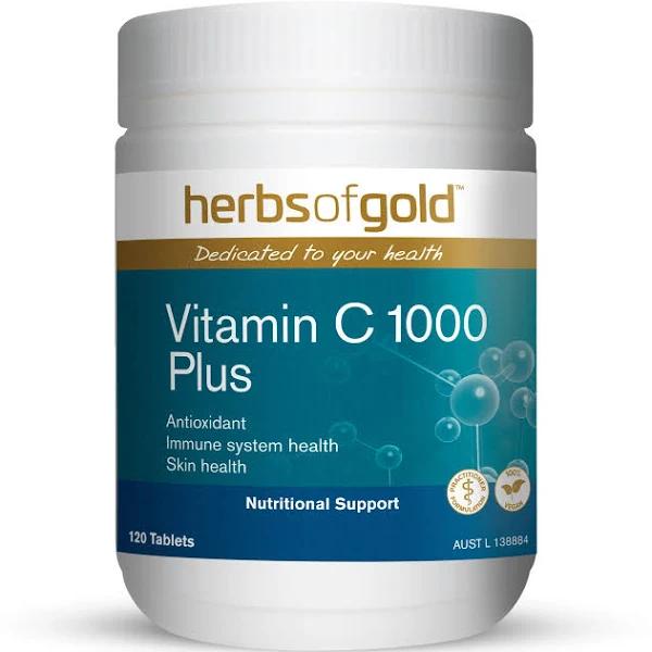 Herbs of Gold - Vitamin C 1000 Plus - 120 Tablets