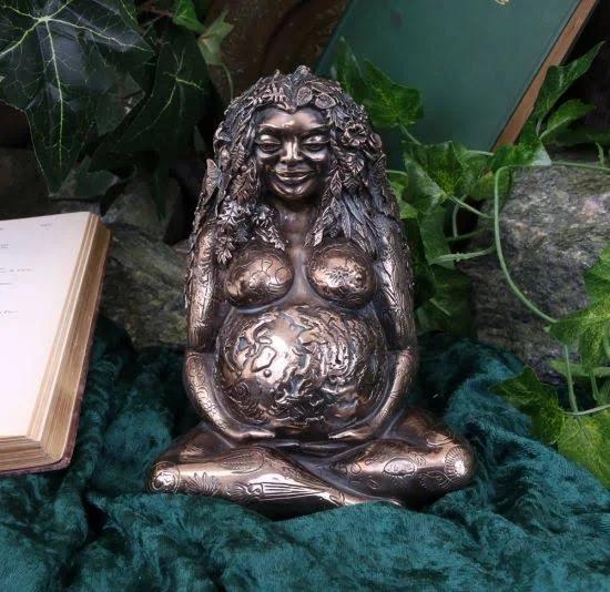 Mother Earth Bronze Figure