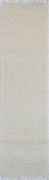 Wool Rug | Perla Ava Grey Hall Runner