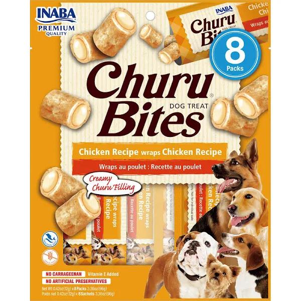 Inaba Churu Bites Chicken Wraps Chicken Recipe Dog Treats