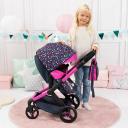 Bayer Xeo Compact Doll Pram - Confetti