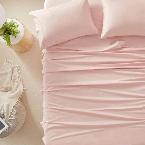 1500TC Brooklyn Nude Pink Sheet Separates - Single/King Single