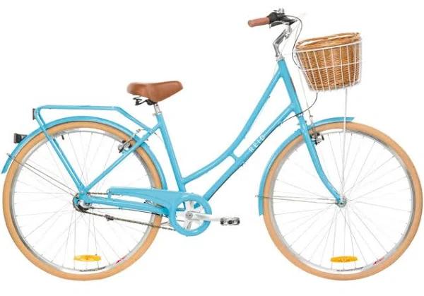 Ladies Deluxe Vintage Bike Baby Blue, Baby Blue / S