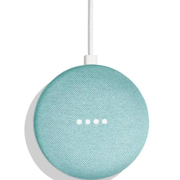 Google Home Mini Smart Speaker (Aqua)