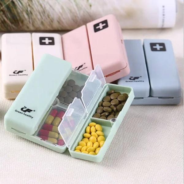 Mini 7 Grids Medicine Tablet Box Daily Pill Case Container Travel