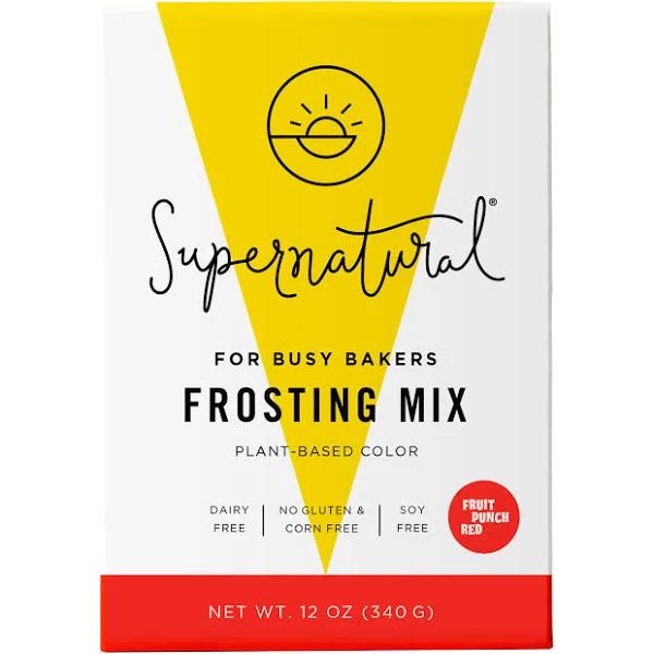 Supernatural Kitchen, Frosting Mix, Fruit Punch Red, 12 oz (340 g)