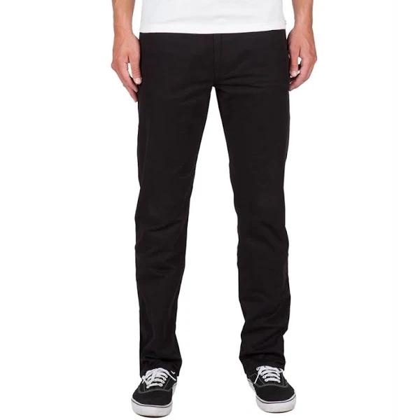 Volcom Solver Lite 5 Pocket Pant (Colour: Black, Size: 33)