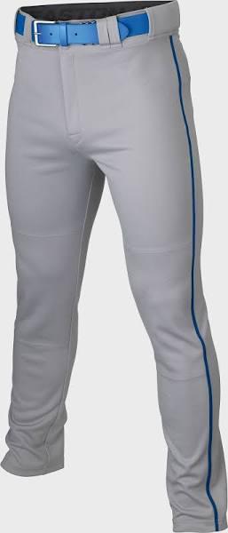 Easton Rival+ Piped Baseball Pant Youth L / Grey/Red