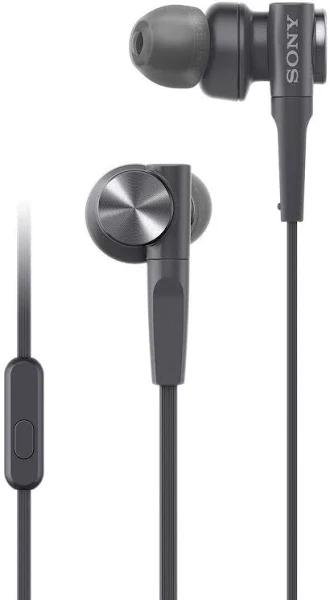 Sony - Wired Extra Bass In-Ear Headphones - Black