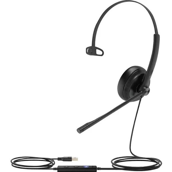 Yealink UH34 Mono Teams - Headset - on-ear - wired - USB - black