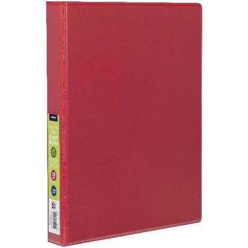 J.Burrows Recycled Insert Binder A4 3 D-ring 25mm Red