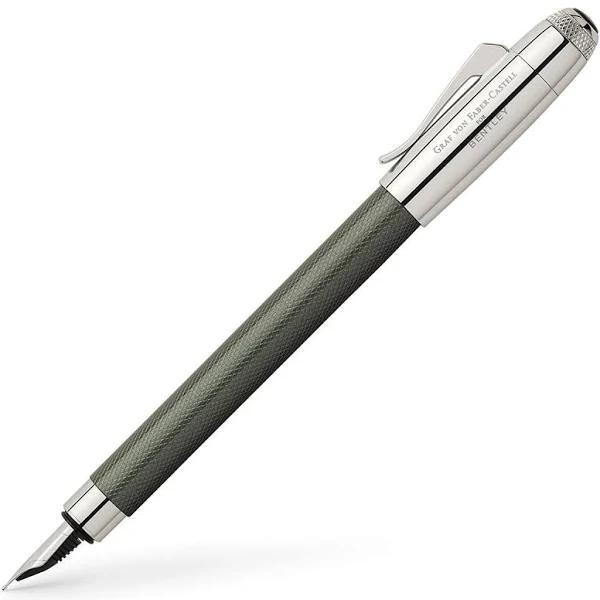 Graf Von Faber-Castell For Bentley Fountain Pen, Tungsten Grey, 141700 (Nib: B)