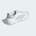 adidas-Copa Pure II League Firm Ground Boots-Unisex-Cloud White / Cloud White / Silver Metallic-M 6 / W 7