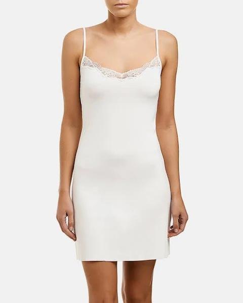 Love and Lustre - Women's White Chemises - Classic Lace Slip - Size One Size, 16 at The Iconic