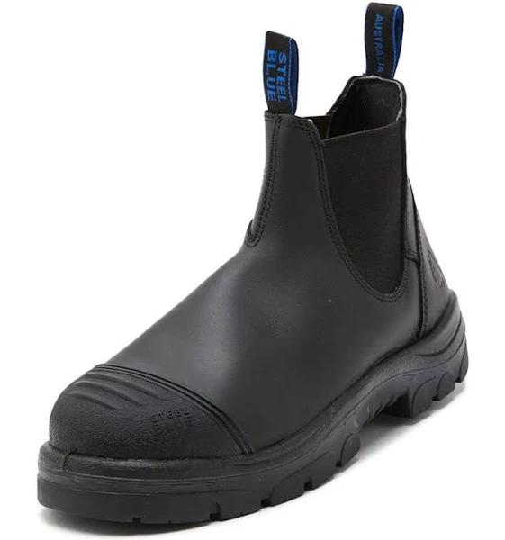 Steel Blue Hobart Scuff Safety Boot - Black 12.5 AU/UK (13.5 US)