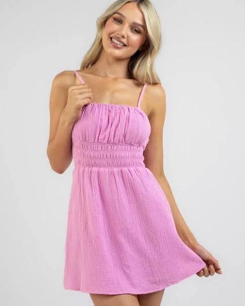 Mooloola Women's Cove Dress in Baby Pink | Size 8