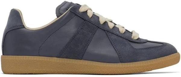 Maison Margiela Navy Replica Sneakers Women Dark Blue