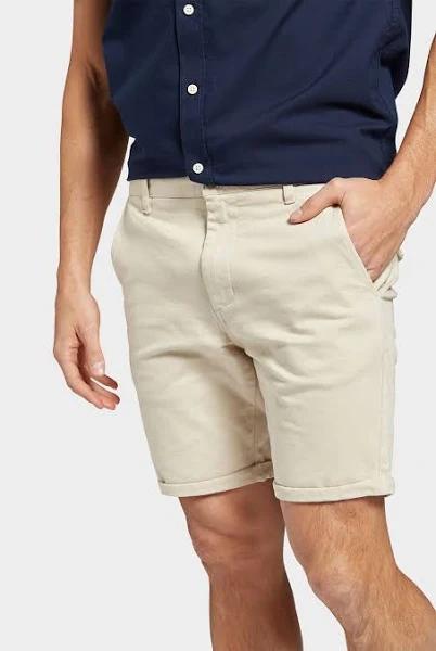 Academy Brand Men's Hayman Short, Sand, Cotton/Linen, 28