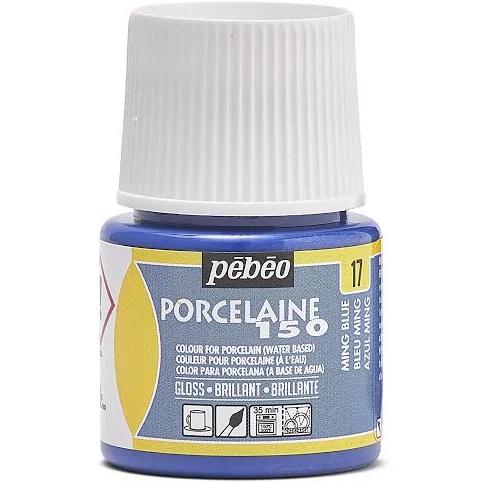 Pebeo Porcelaine 150 Paint 45ml Ming Blue