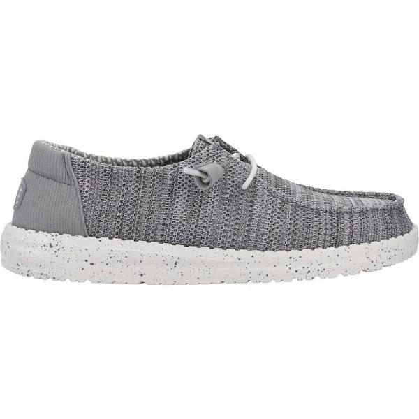 Hey Dude Wendy Stretch Sox 7 Women's Light Grey