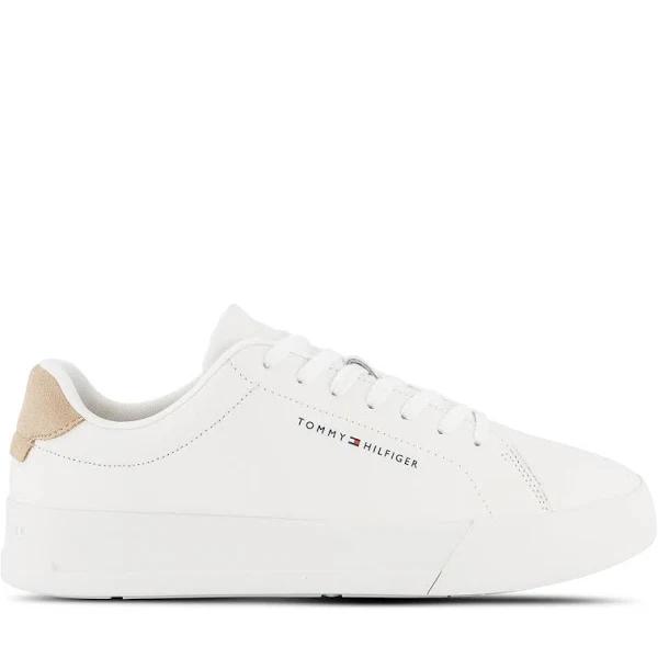 Tommy Hilfiger Court Grain Ess Trainers White EU 41 Man