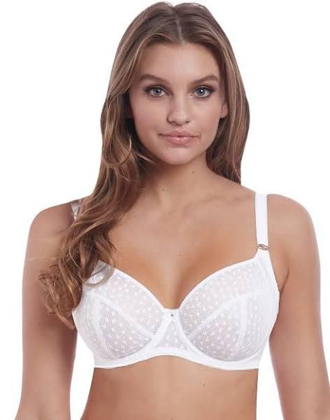 Freya - 38J - Starlight Balconette Side Support Bra White