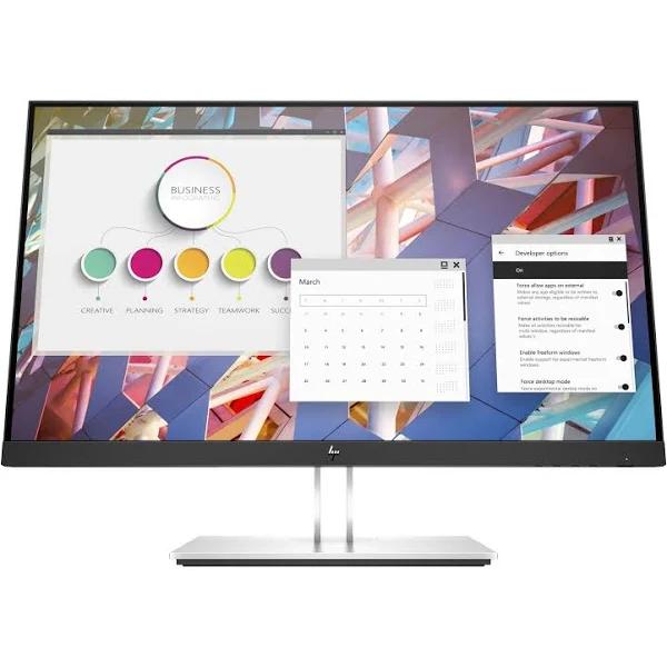 HP 23.8" IPS Full HD Monitors - LCD Flat Panel 5ms GTG (with Overdrive) 1920 x 1080 Flat Panel E24 G4