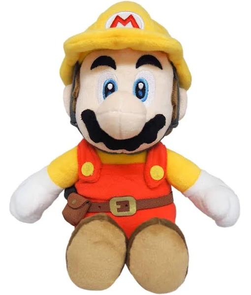 Super Mario Maker 2 Plush: Builder Mario (S)