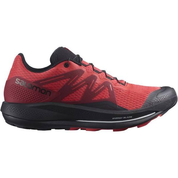 Mens Salomon Pulsar Trail/Poppy Red/Biking Red/Black/11.5