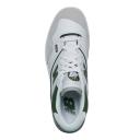 New Balance White & Green 550 Sneakers