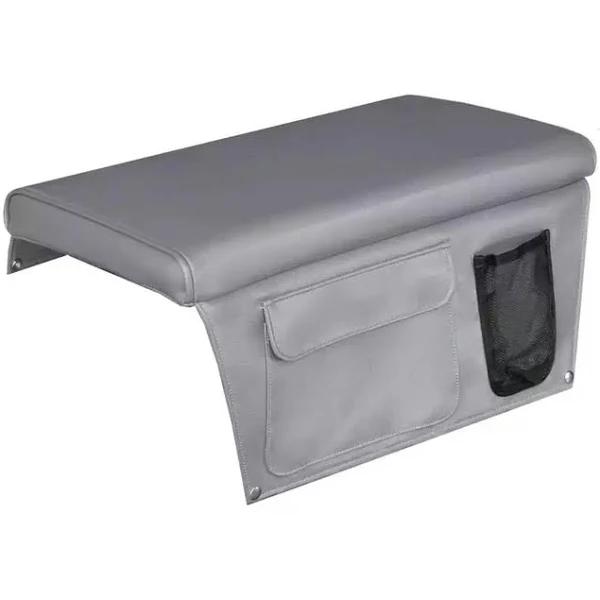 Oceansouth Boat Bench Cushion with Side Pockets - Grey