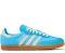 Adidas Samba Sporty & Rich - Blue Grey Shoes - Size 4.5 - Blue rush/cream White/Gum