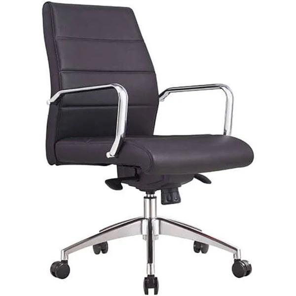 Cruz Low Back Executive Chair Black Pu - AfterPay & zipPay Available