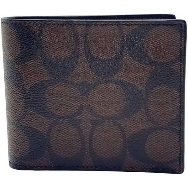 Coach Outlet 3 in 1 Wallet in Blocked Signature Canvas