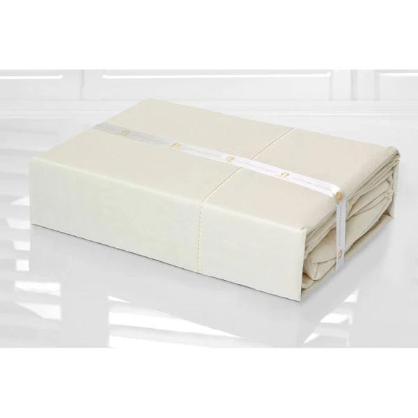 400TC Egyptian Cotton Sheet Set Cream Super King