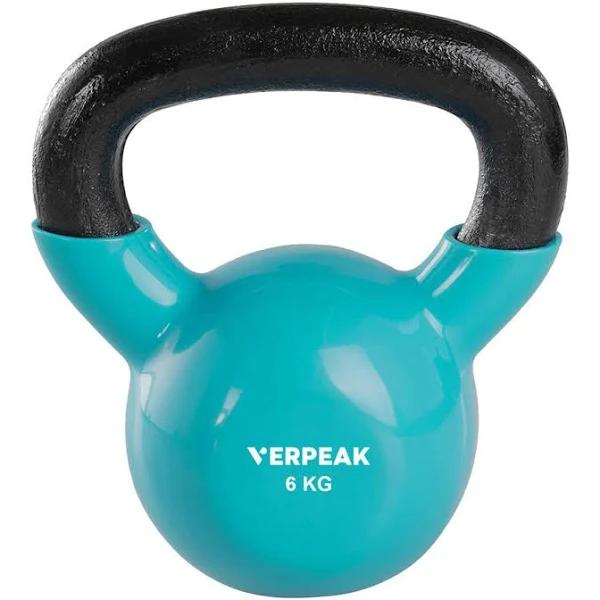 Verpeak Vinyl Kettlebell 6kg (Turquoise)