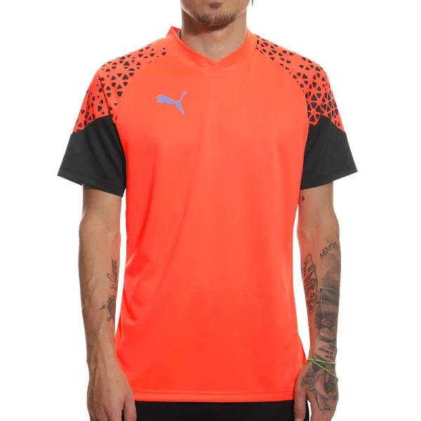 Puma individualCUP Short Sleeve T-Shirt Orange M Man