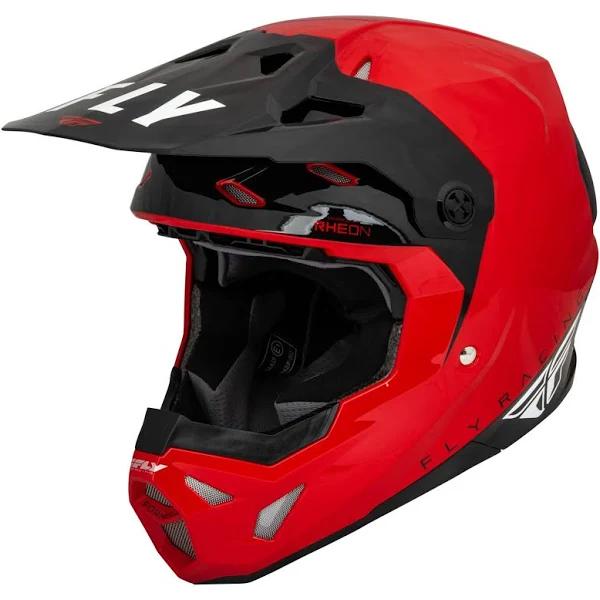 Fly Racing Formula CP Slant Helmet Red Black White 2x