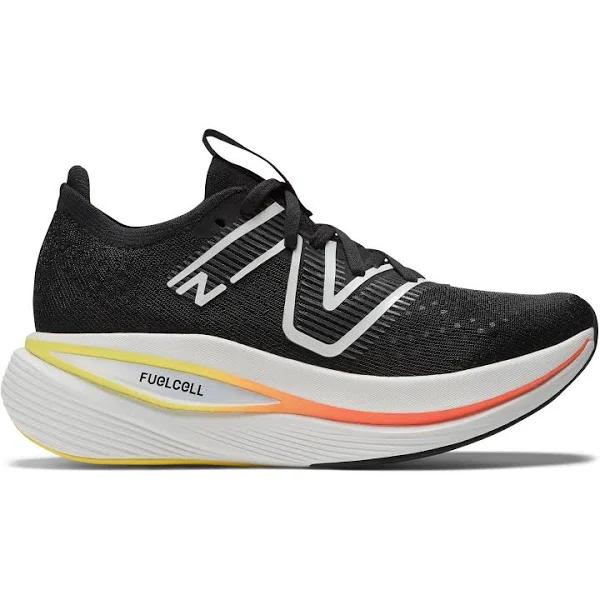 New Balance FuelCell SuperComp Trainer Shoes Black White Yellow Women - 38